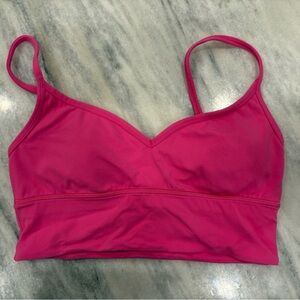 Lululemon Sonic Pink Align Sweetheart Bra Size 6